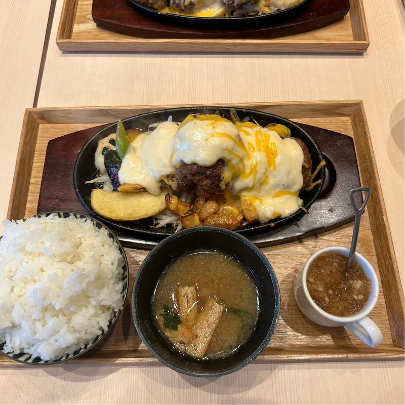 チーズチーズハンバーグ(ミートテック｜つくば市のハンバーグ専門店)