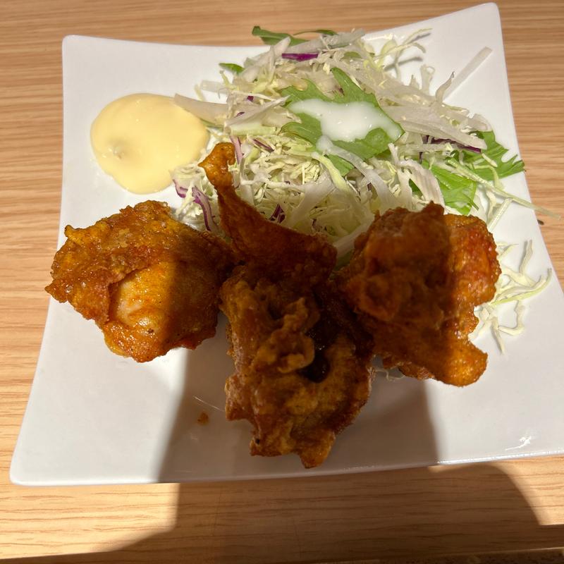 カレーザンギ3個(餃子とカレーザンギの店 点心札幌 大通本店)