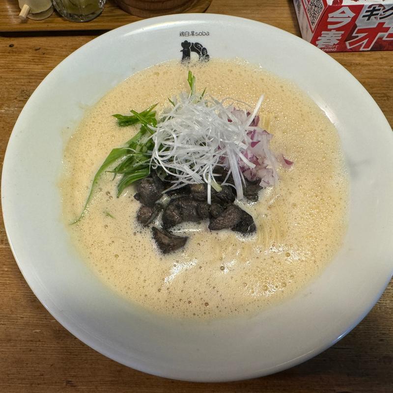 鶏白湯soba(鶏白湯soba.KIZUNA中百舌鳥店)