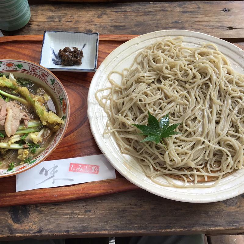 鴨つけそば(手打そば　もみじ野 )