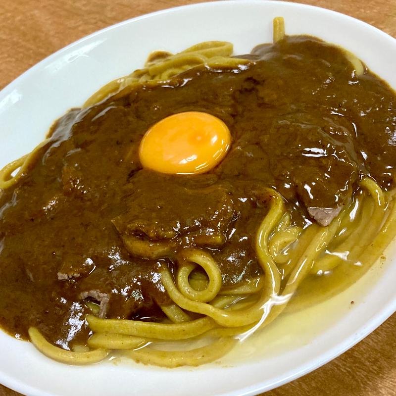 カレー皿うどん ちらし寿司付(力餅食堂 中崎店)