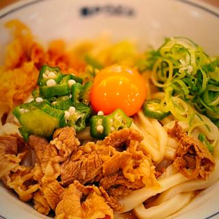 牛肉まぜうどん(瀬戸うどん 西新橋二丁目店)