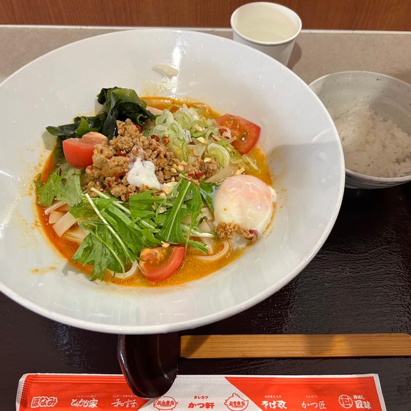 冷やし坦々きしめん(でらうまイオンモール茶屋(穂波))