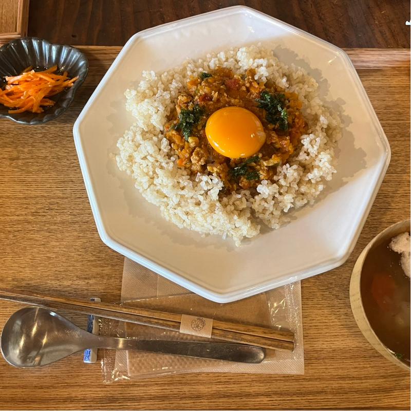 キーマカレー(コーヒーセット)(cafe hiyori)