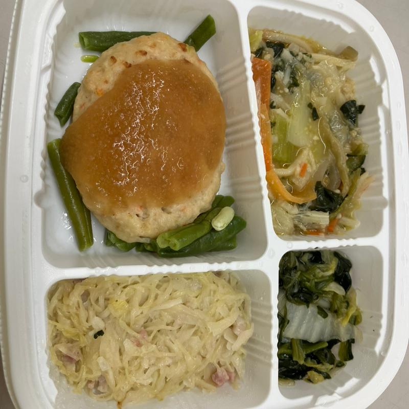 豆腐おろしハンバーグ弁当(株式会社シルバーライフ 群馬工場)