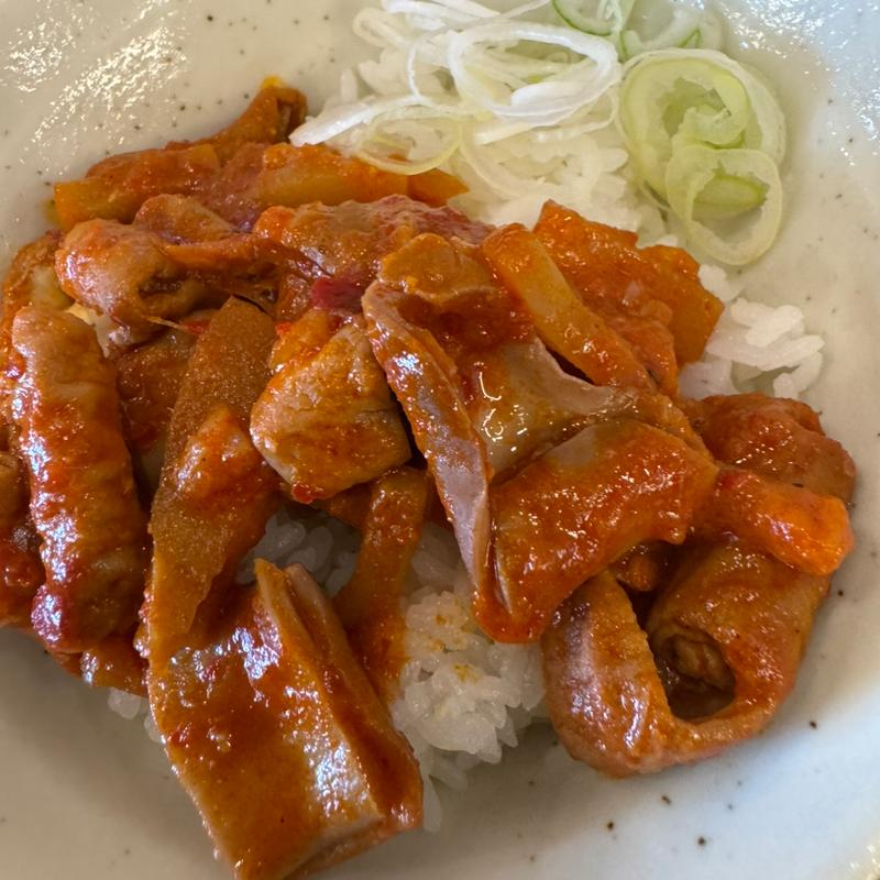 ミニ赤パンチ丼(山田うどん食堂 八千代島田台店)