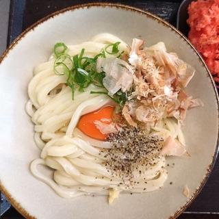 釜玉うどん大盛(讃岐ブルース 飯田橋)