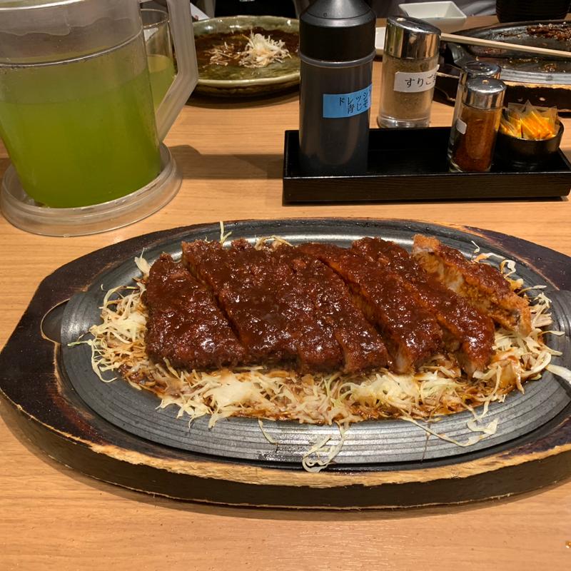 リブロースかつ定食(矢場とん キッテグランシェ店)