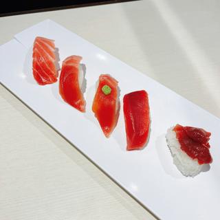 まぐろの食べ比べ(魚べい ライフガーデンしばた店 )