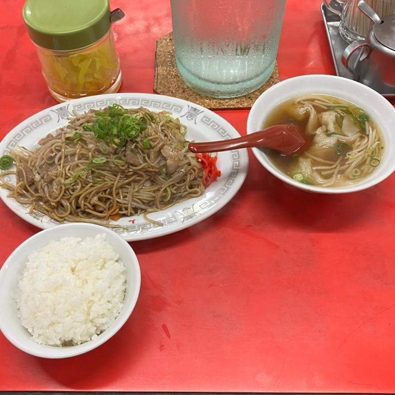 焼きそば定食(大陸)