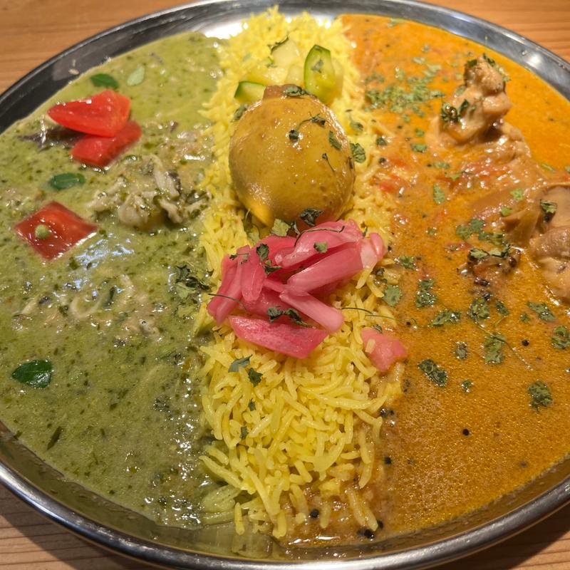 あいがけ(グーグー藤カレー)