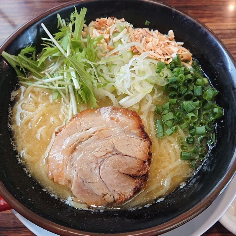 極み鶏 中太麺(清六家 坂東店)