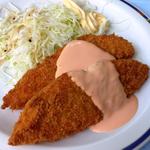 白身フライオーロラソース
