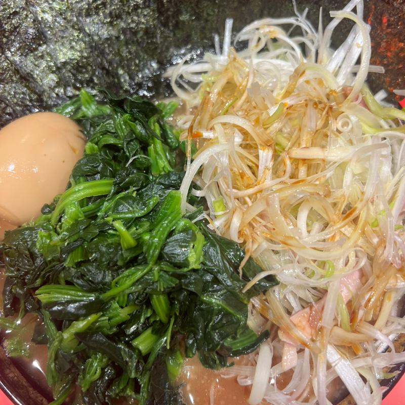 らーめん(葱、たまご、ほうれん草)(ラーメン環2家 川崎店)
