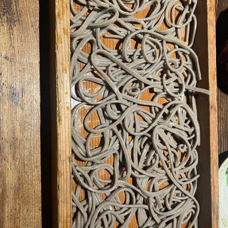 胡桃だれ蕎麦切り(板蕎麦 山灯香)