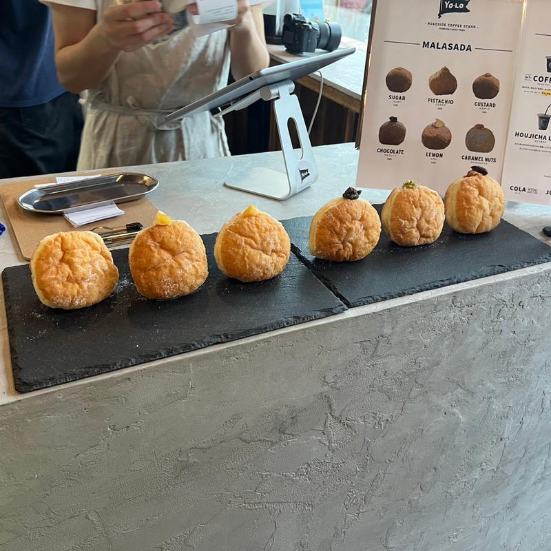 キャラメルクリーム♡ピスタチオ♡レモンクリーム(YO-LO. ROADSIDE COFFEE STAND)