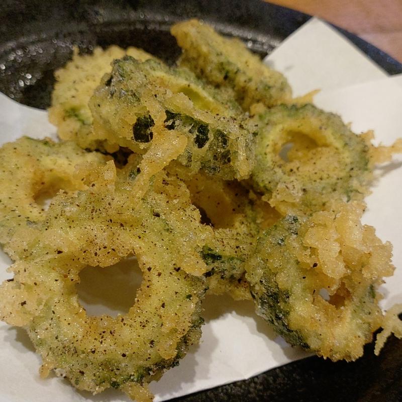 ゴーヤ天ぷら(五衛門)