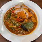チキンと夏ベジのスパイスカレー パリパリチキン(カレーハウスCoCo壱番屋 ＪＲ五反田駅東口店)