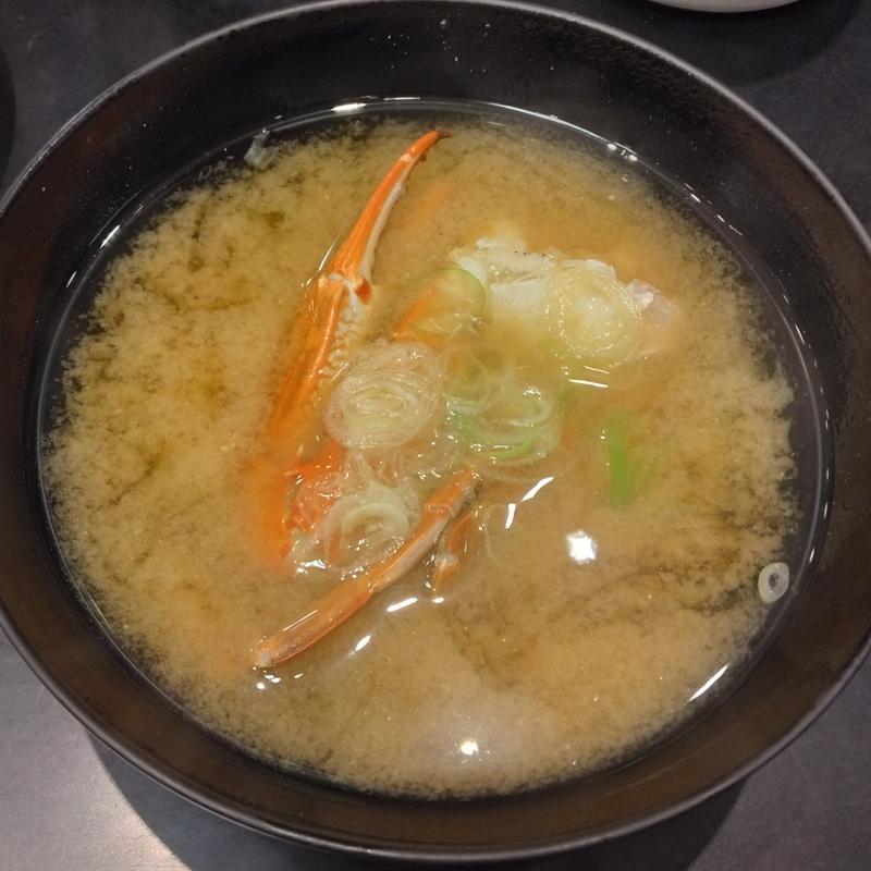 みそ汁（カニ）(元祖寿司 溝の口駅前店)
