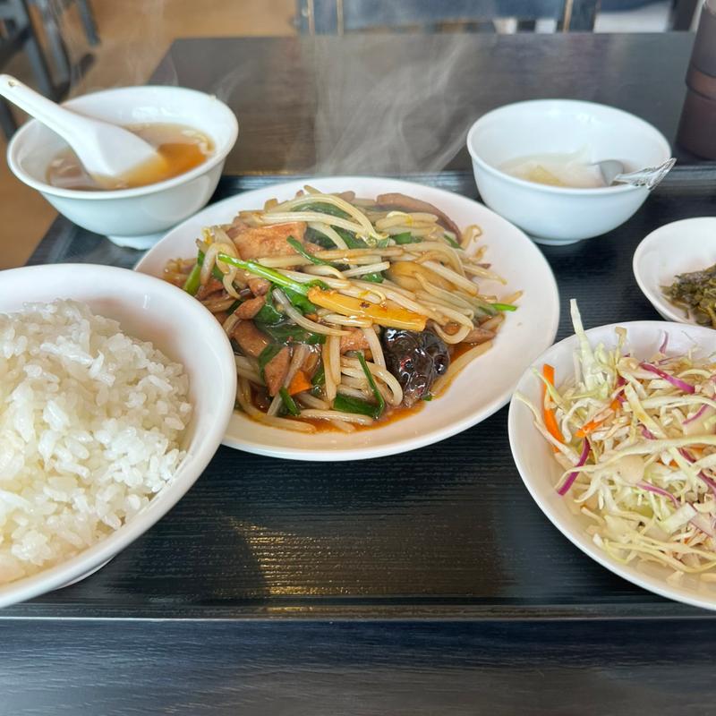 レバニラ定食(好来)