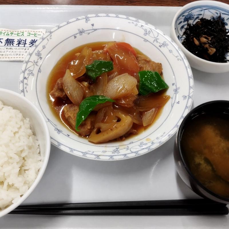 A定食(酢豚)(葛飾区役所　食堂 )