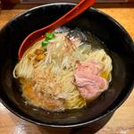 まぐろ節と焼きあごの冷しそば(焼きあご塩らー麺 たかはし )