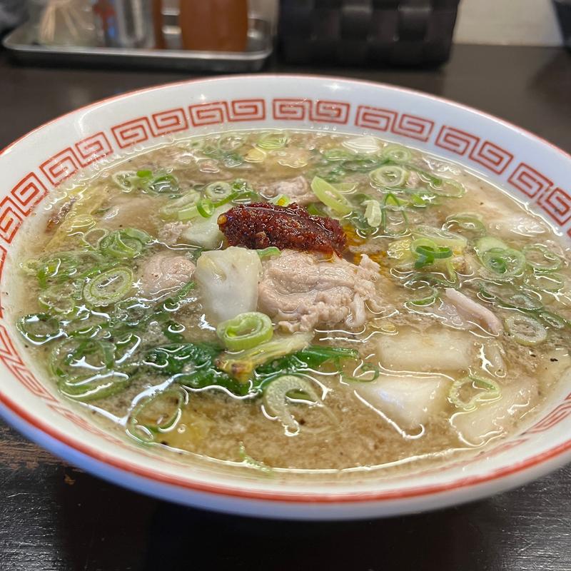 足跡タンメン(博多とんこつ 豚の足跡)