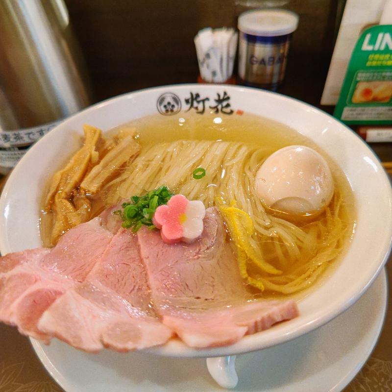 特製鯛塩らぁ麺(鯛塩そば 灯花 そごう横浜店)