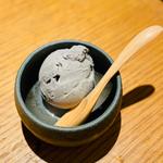 ランチコース　黒胡麻アイス(和えに)