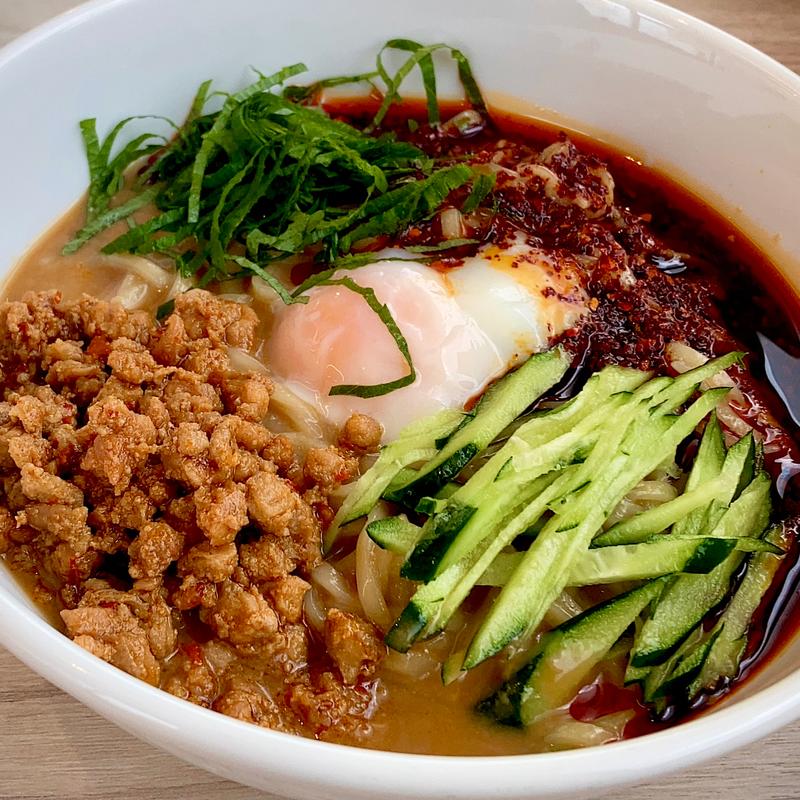 冷やし麻辣担々麺(ラーメン横綱 富田林店)