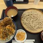 元祖オールスター天丼　小そばセット(天丼てんや 大宮西店)