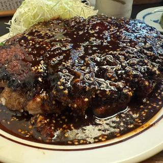 特大ミンチ生姜焼定食(とんかつ 五郎十 （ごろうじゅ）)
