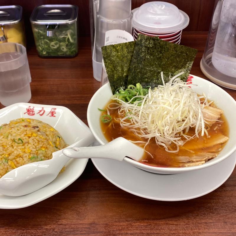 冷やし醤油ラーメン(京都北白川ラーメン魁力屋 堺海山町店)