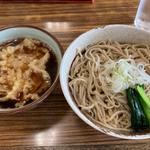 冷やし天ぷらそば(栄屋食堂)