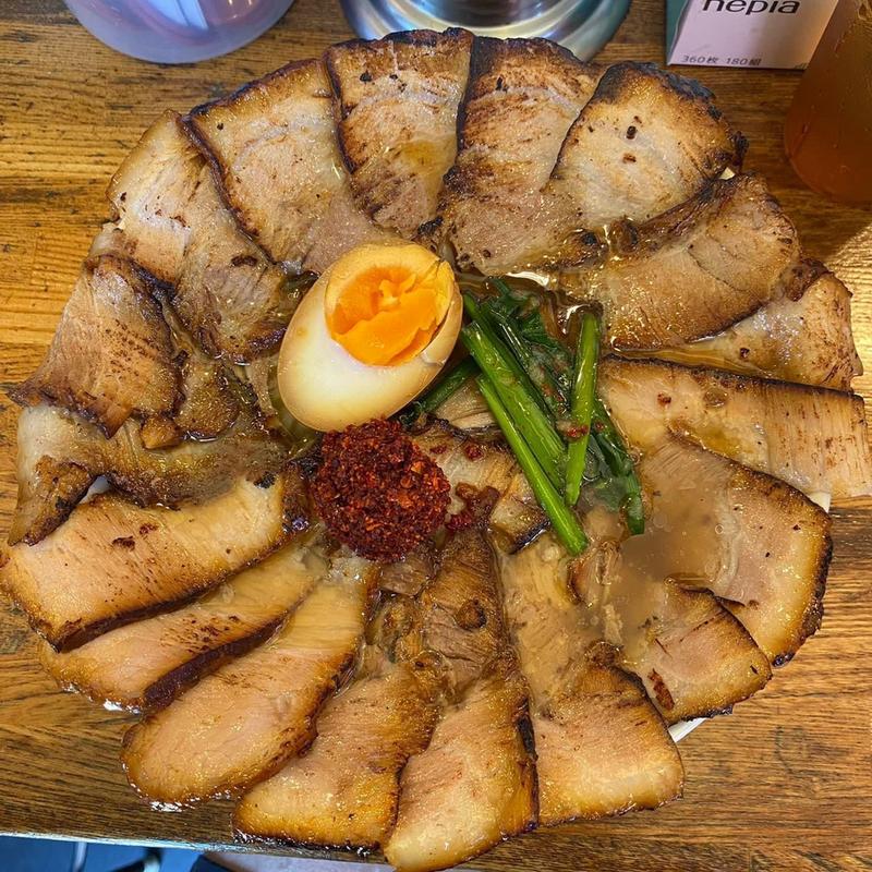 焼豚ラーメン 焼豚増し(焼豚ラーメン三條 葛飾店)