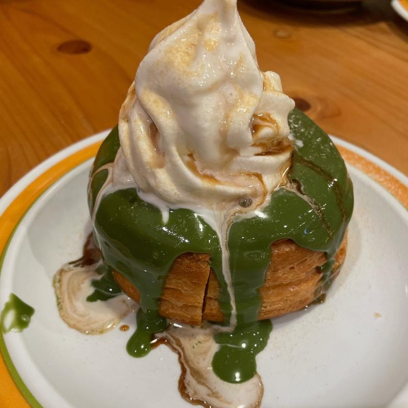 シロノワールミニ　天空の抹茶　(コメダ珈琲店 武庫之荘店)