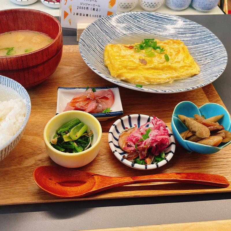 肉巻き卵定食(Fu-n@（フーナ）)