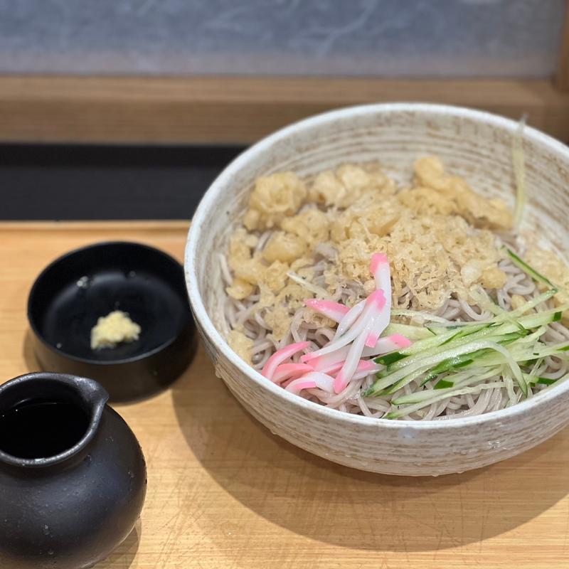 冷やしたぬき2枚盛り(小諸そば 茅場町店)