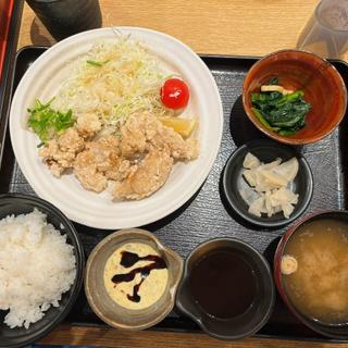 若鶏の竜田揚げ おろしポン酢＆テリタル定食(ゆめあん食堂 調布駅北口店)