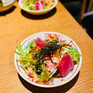 ランチコース　　海鮮たっぷりわえに特製サラダ(和えに)