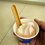 いちごみるくソフト(ミニストップ 東山２丁目店)