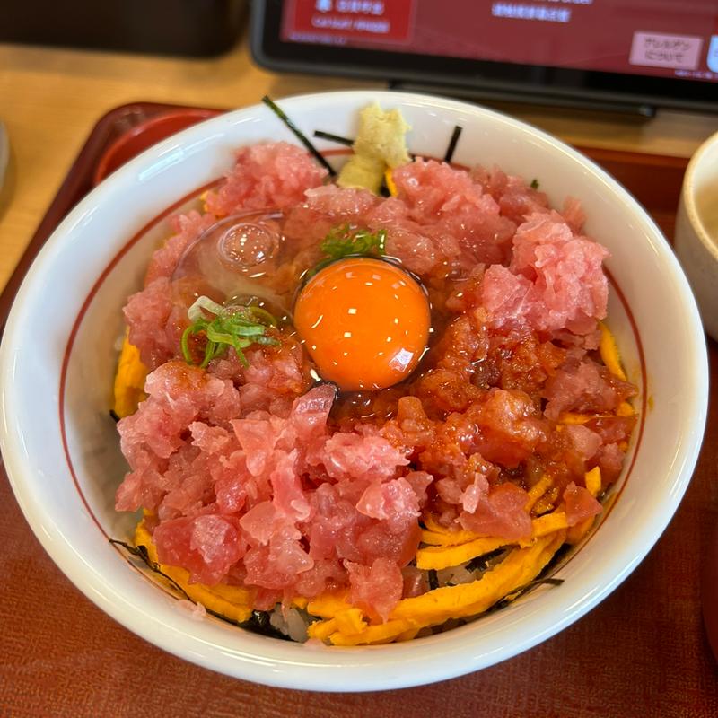 まぐろユッケ丼 特盛(なか卯 港区入場店 )