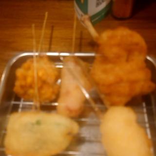 夏の串 5本串セット(串かつ でんがな 戸越銀座店)