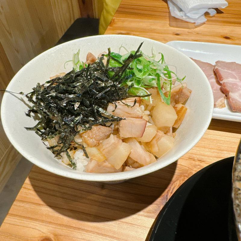 焼豚丼セット(麺屋夢風)