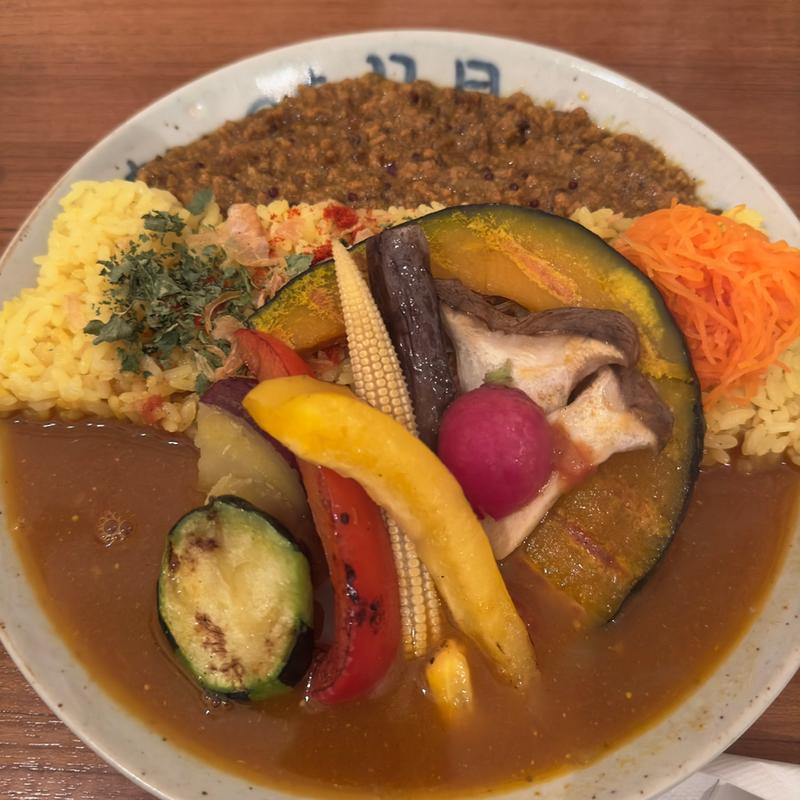 季節野菜のカレー(カレーの店 八月)