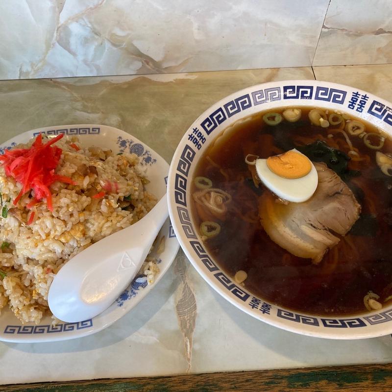 ラーメンチャーハン(指田食堂)