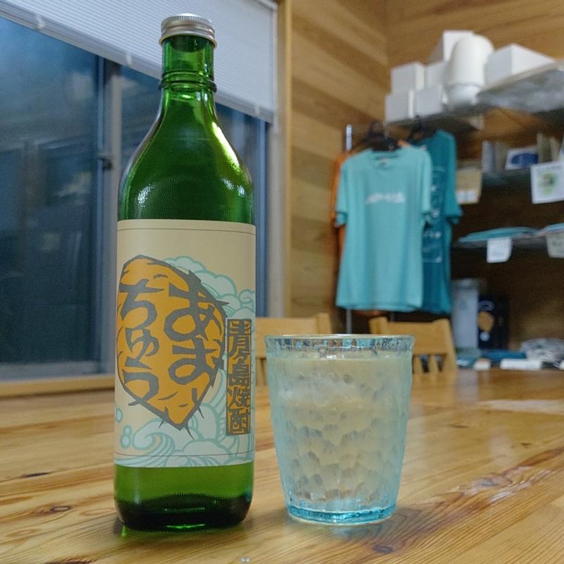 青酎水割(民宿 かいゆう丸)