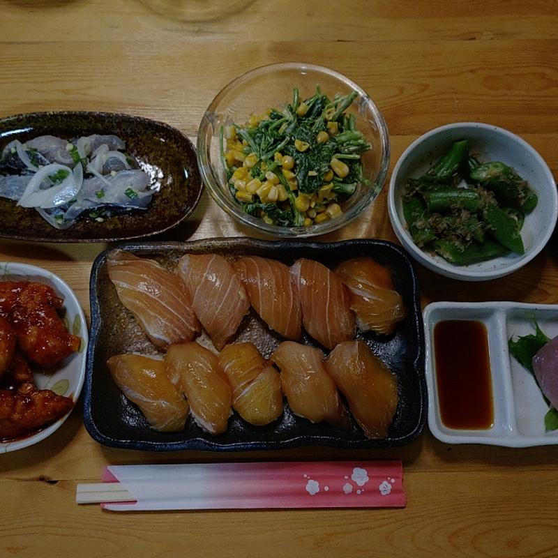 島寿司ディナー(民宿 かいゆう丸)