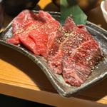 牛ミックス(カルビ、ロース、ハラミ)(食べ飲み放題 焼肉ダイニングちからや 金山駅前店)