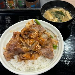 カルビホルモン丼(松屋 西新宿8丁目店 （マツヤ）)